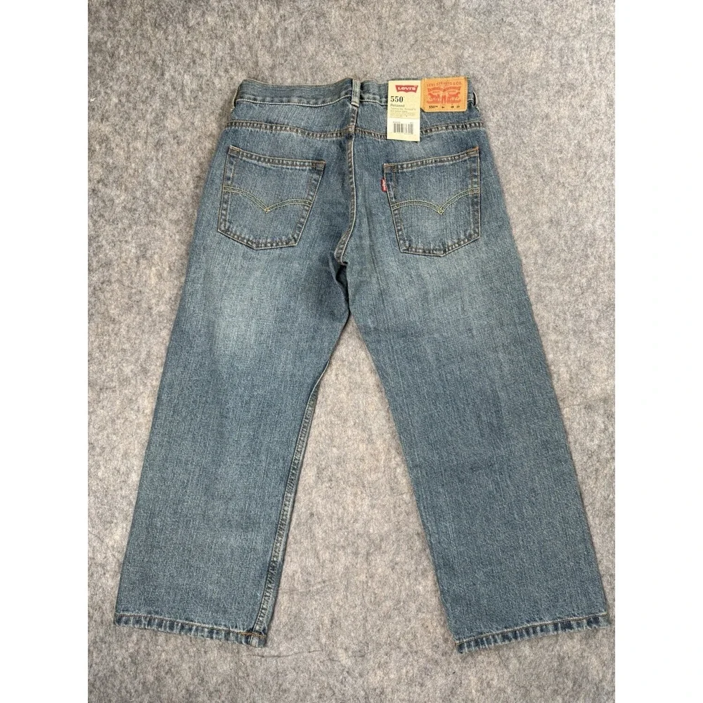 LEVIS 550 Size 8 Husky 28 X 23‎ Relaxed Fit Adjustable Waist Loose Thigh Tapered